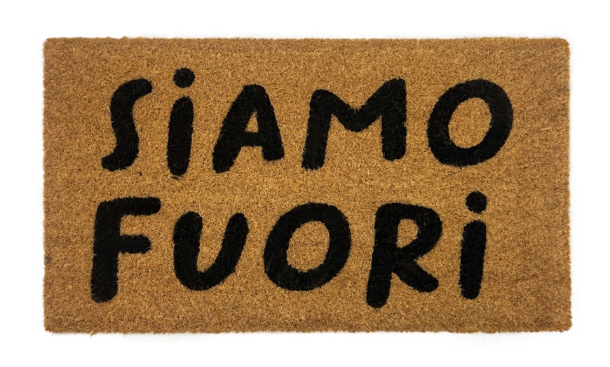 Image 8: Zerbino in cocco, con retro antiscivolo