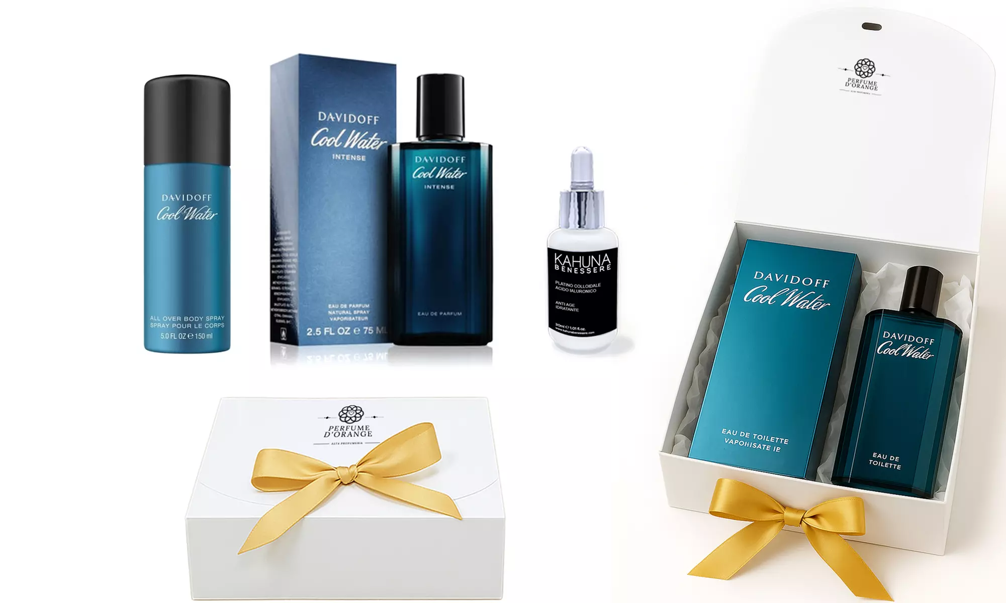 Box regalo Davidoff con fragranza, deodorante e serio da uomo
