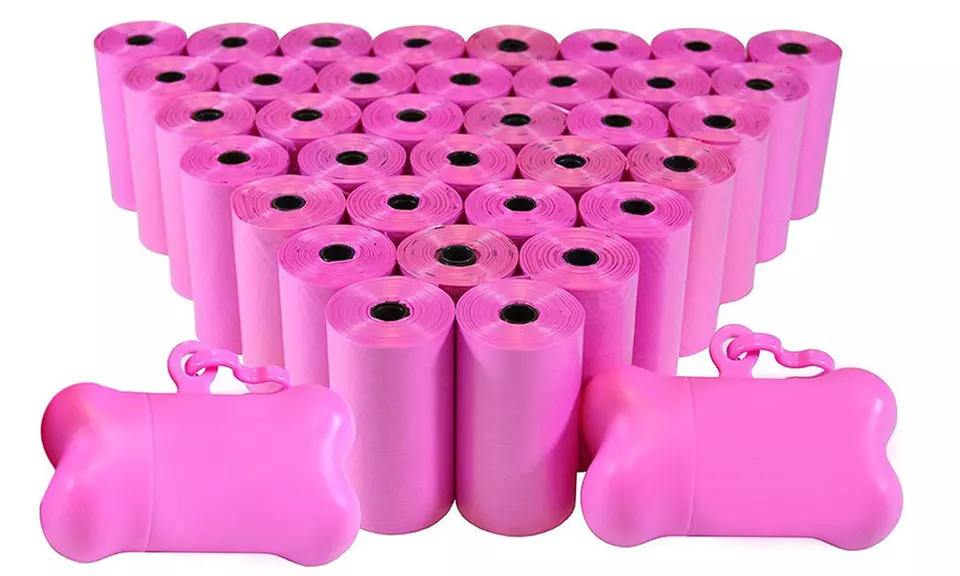 1,000 Waste Bags and Dispensers For Pets - Second Medium