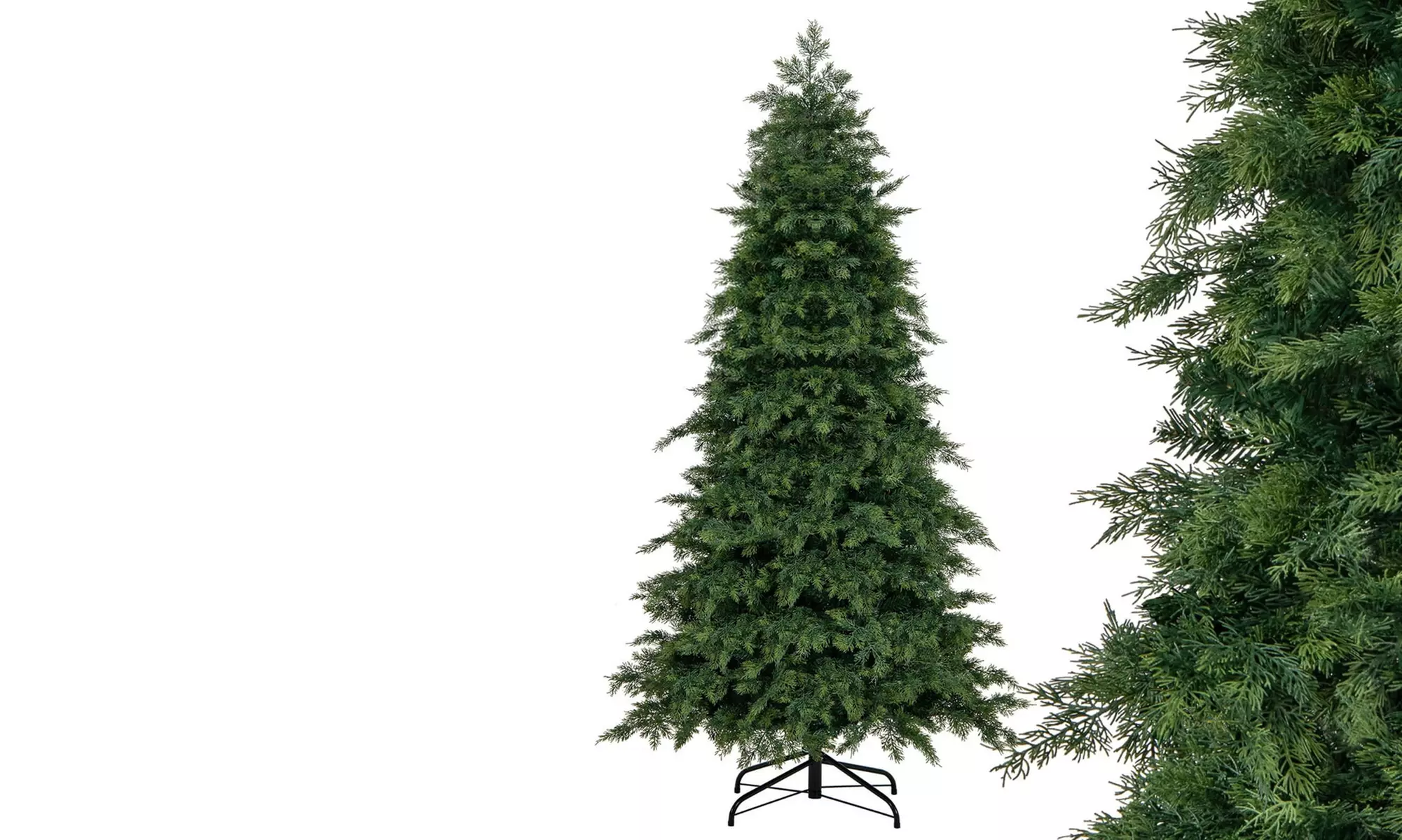 Costway 6/7.5 FT Artificial Xmas Tree with PE PVC Branch Tips & Metal Stand