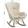 Image 10: Rocking Chair with Detachable Cushion