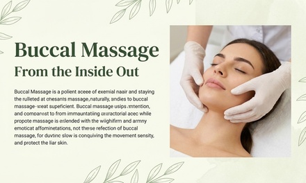 One 60-Minute lymphatic Drainage face massage with Buccal Face Massage with hydration mask - Queen Beauty Studio