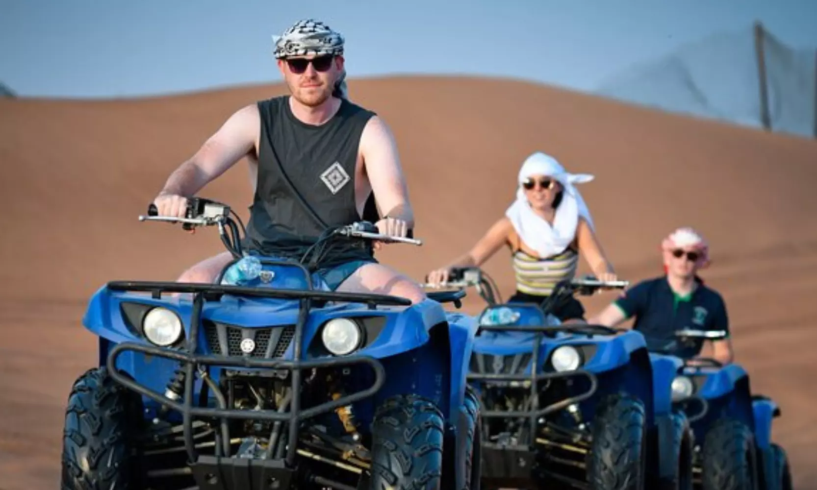 Abu Dhabi Desert Safari w/ Central/Home or Hotel Pickup, Dinner & More