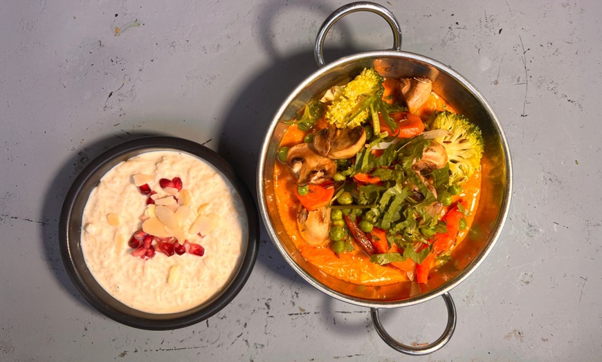 Image 4: 3-Gänge-Menü (Vorspeise + Hauptgericht nach Wahl + indisches Dessert)