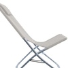 Image 5: Chaise de plage pliante "Giga Silver" en tissu Oxford