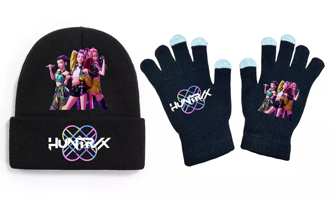 Set con cappello e guanti K-Pop Demon Hunters