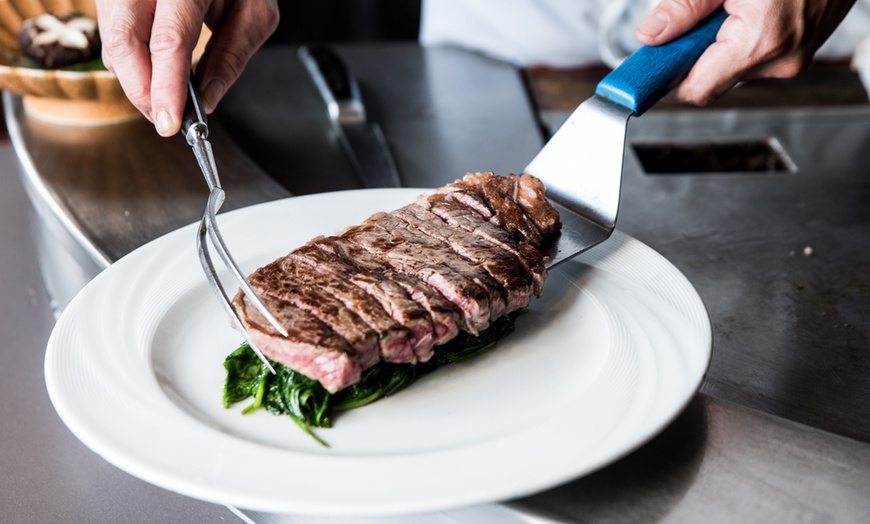 Image 1: 10-Course Winter Teppanyaki w/ Private Chef & Wagyu or Lobster Upgrade