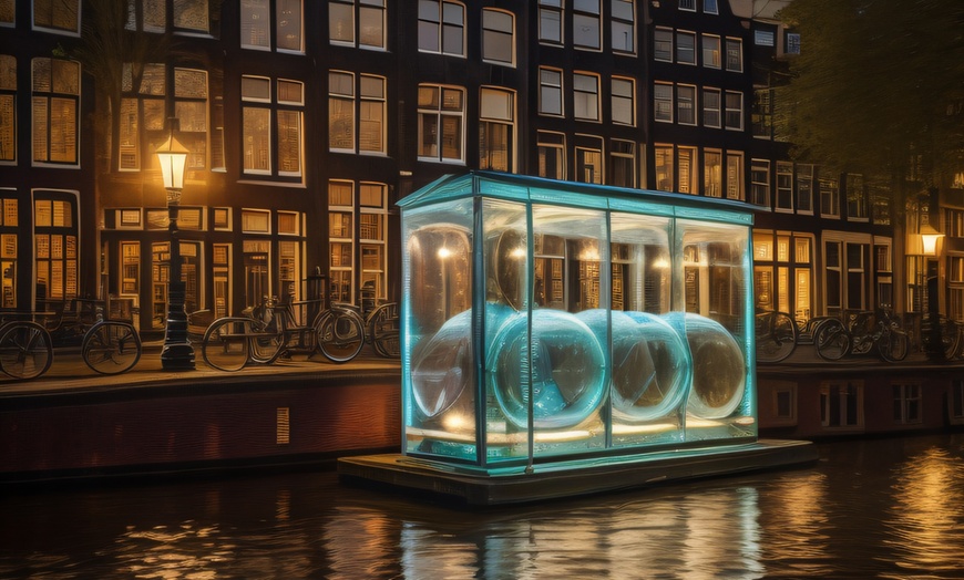 Image 11: Lichtkunst op de grachten: rondvaart tijdens Amsterdam Light Festival