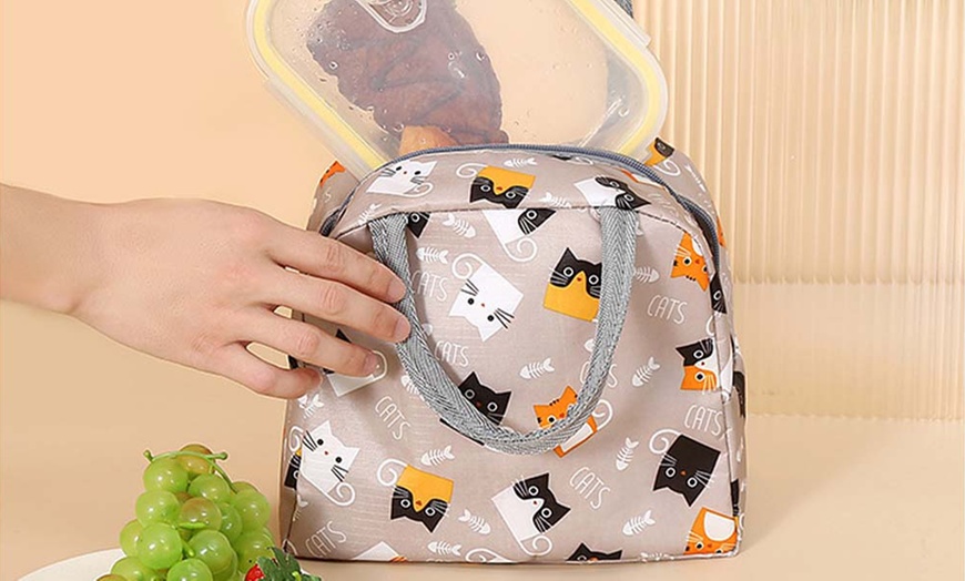 Image 2: One or Two Insulated Cooler Lunch Bags