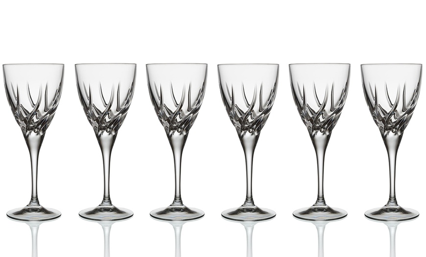 Image 5: RCR Twist Crystal Wine Glasses