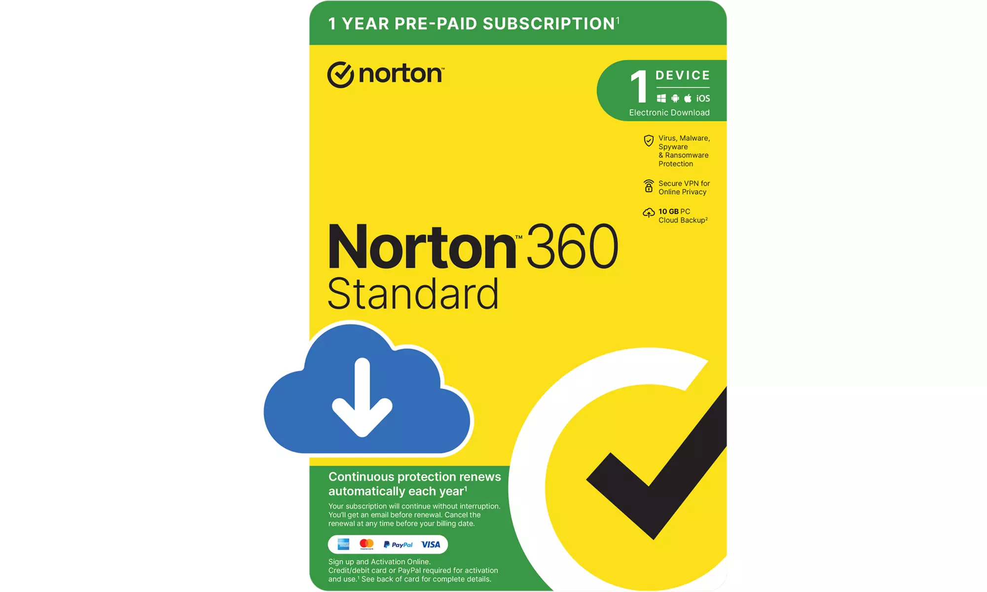 Norton AntiVirus Plus, VPN Standard, 360 Standard, Deluxe o. Gamers