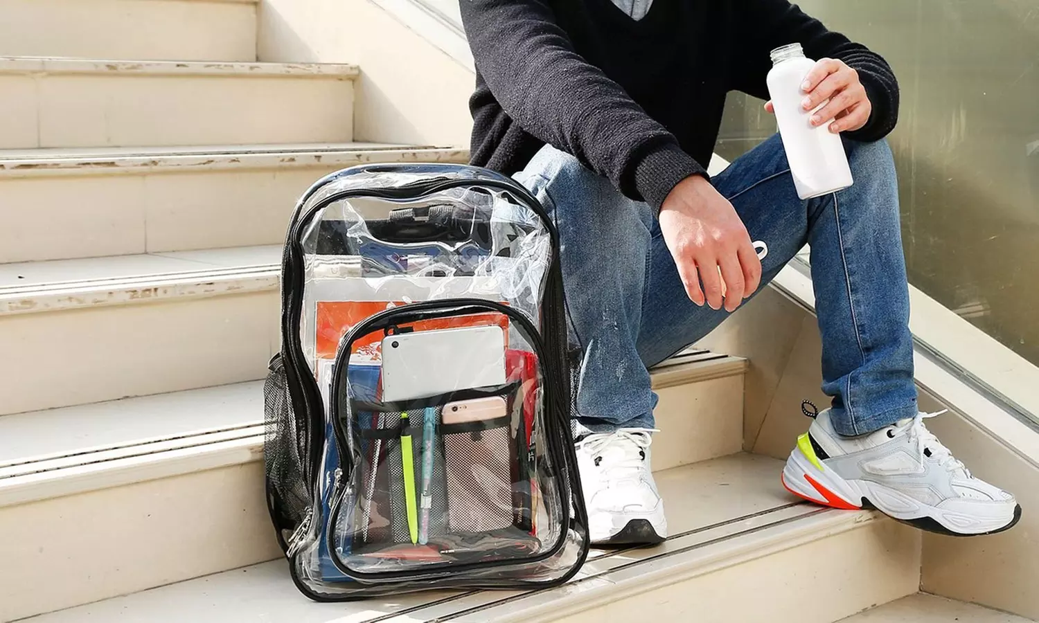 N'POLAR Stadium Approved Clear Bag See-Through Transparent Bags (Multi-Options)