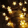 Image 12: 50 LED Multi-Coloured Solar Cherry Blossom Lights Options