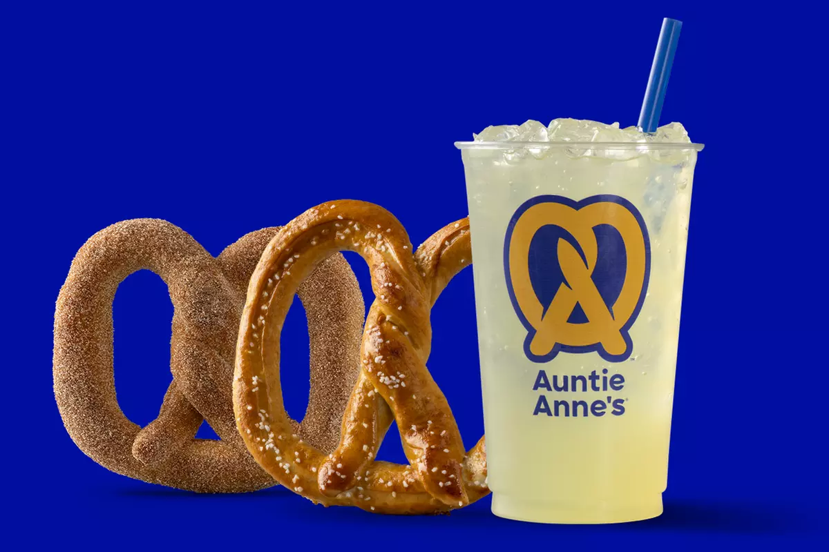 Auntie Anne’s: $25 Toward Pretzels, Snacks & Drinks + Free Pretzel