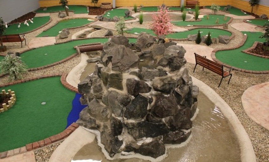 Image 2: Discover Indoor Mini Golf in a Welcoming Atmosphere at Lessard Lanes
