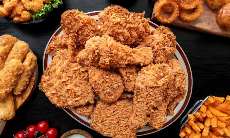 Image 1: Chicken Sandwich or Tender Combos with Fries and Drinks and More