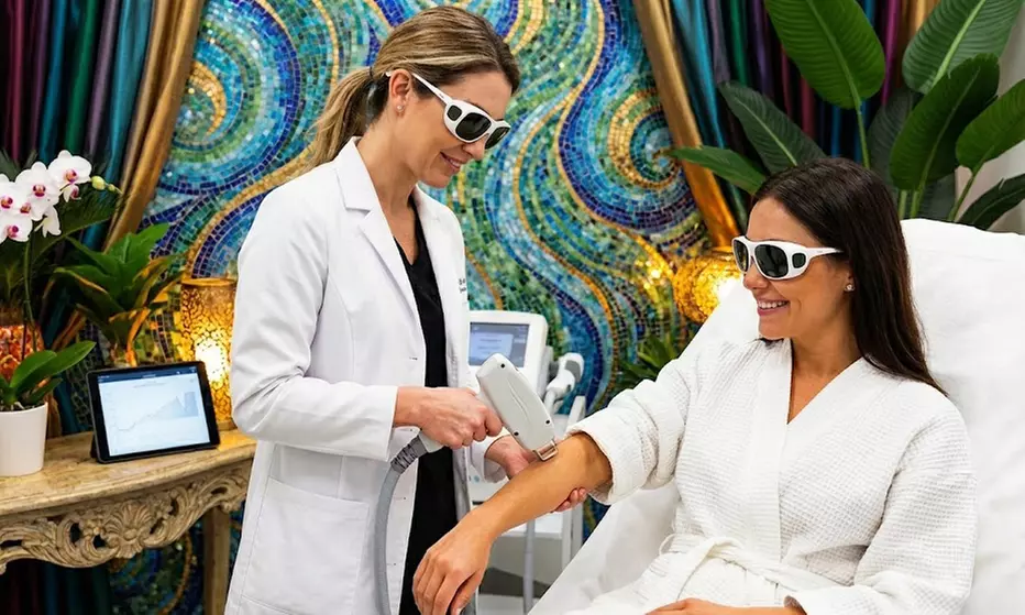6 Laser Hair Removal - XS, Small, Medium,Large or Brazilian & Underarm