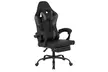 Silla gaming ergonómica negra con función de masaje disponible en diferentes colores - Second Medium