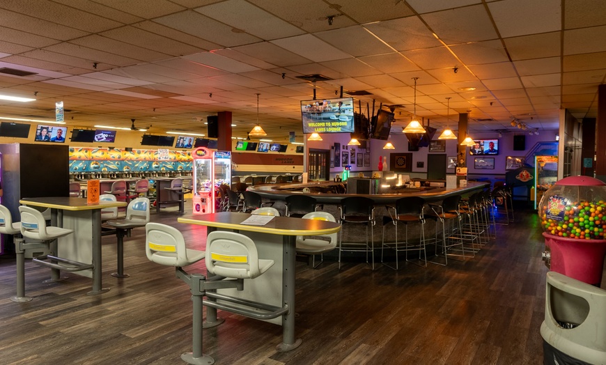 Image 2: 60 or 90-Min Unlimited Bowling for Up to 5 People at Hudson Lanes