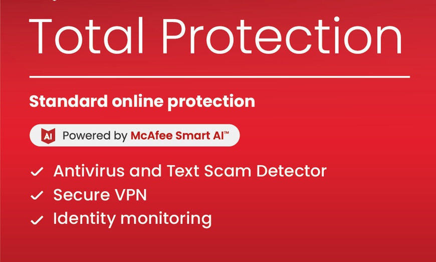 Image 5: McAfee Total Protection 2025: do 10 urządzeń, dostęp na rok lub 2 lata