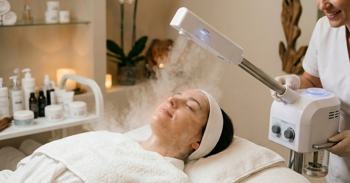 Limpieza facial con vapor de ozono en Barcelona