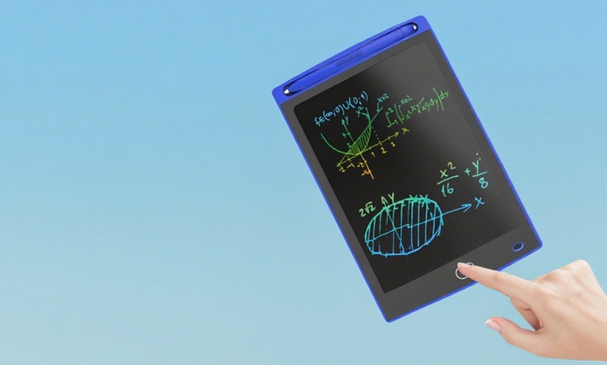 Image 3: 8.5 Inch LCD Writing Tablet Colour Screen Kids Drawing Doodle Pad
