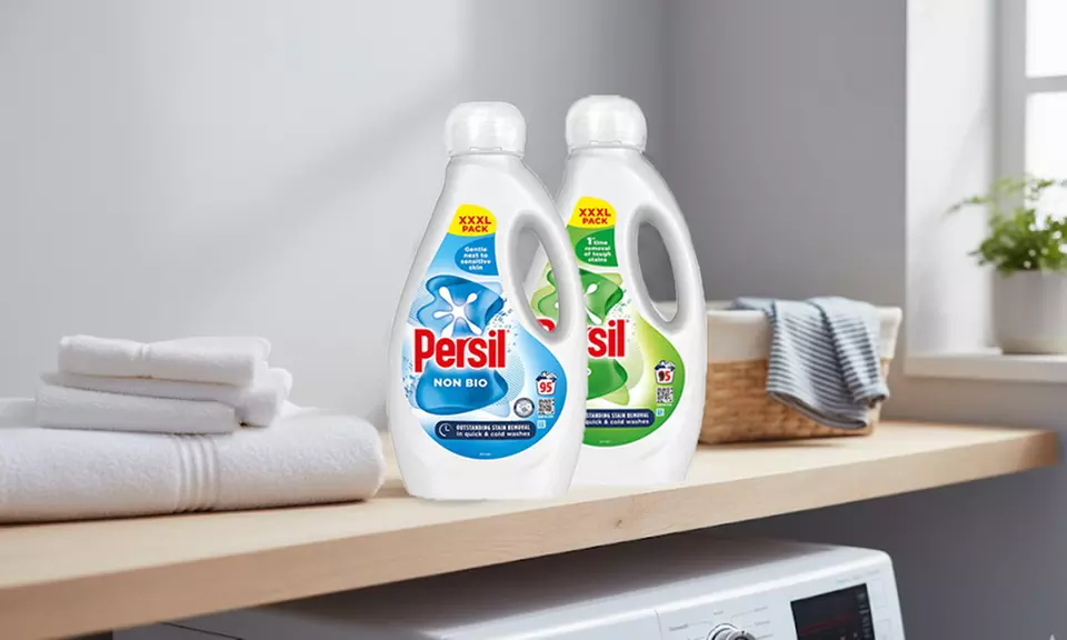 Persil XXXL Washing Liquid Detergent Stain Removal 2.565L, 190 Washes