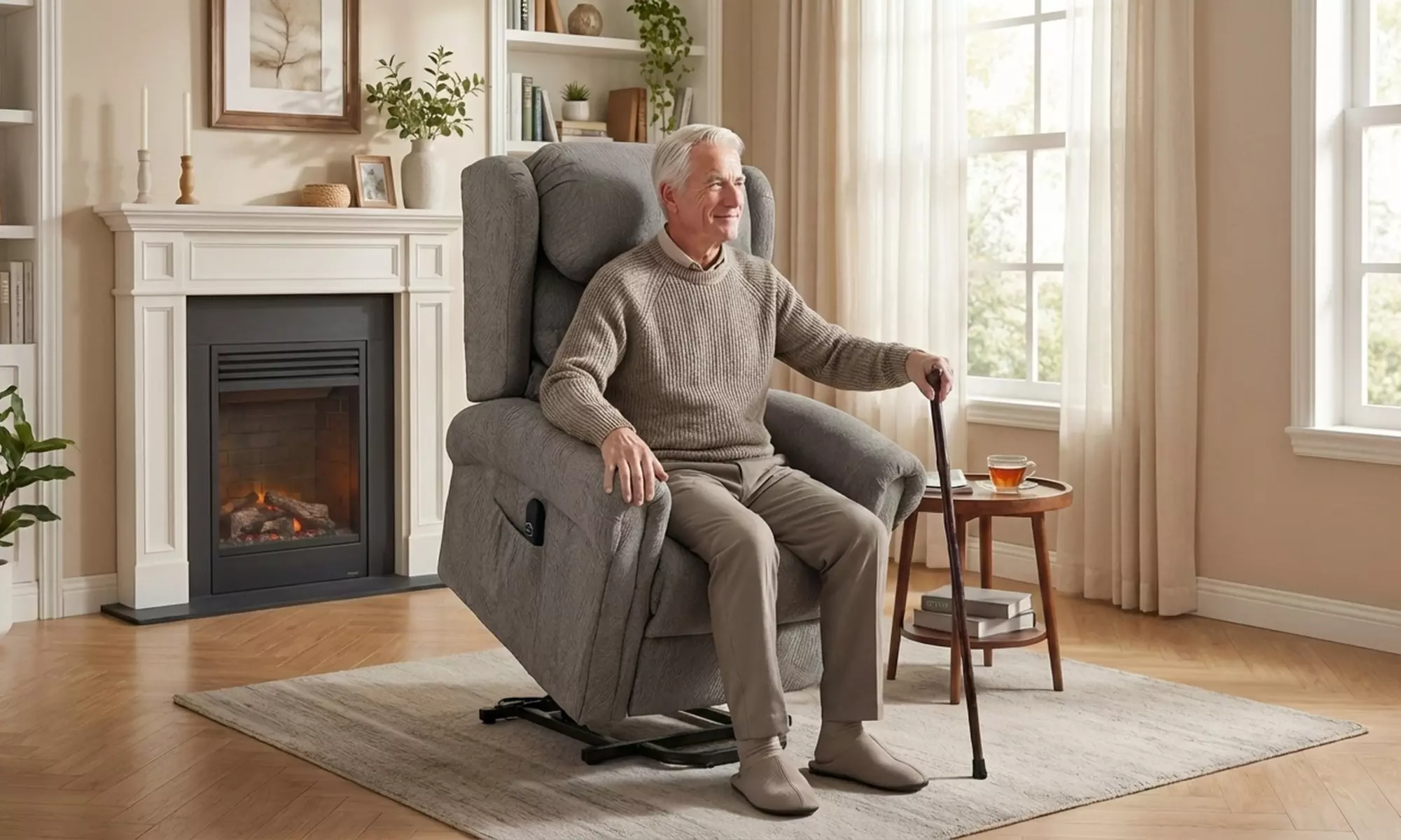 HOMCOM Power Lift Recliner Chair for Elderly