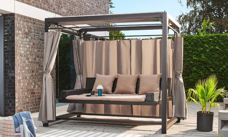 Image 1: Home Deluxe Pavillon Gartenliege „Provence“