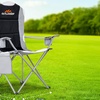 Image 11: Vivo Pack of Two Camping Chairs