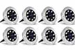 4/8/12 Pack LED Solar Ground Lights Outdoor Waterproof In-Ground Disk Lights - Image 5