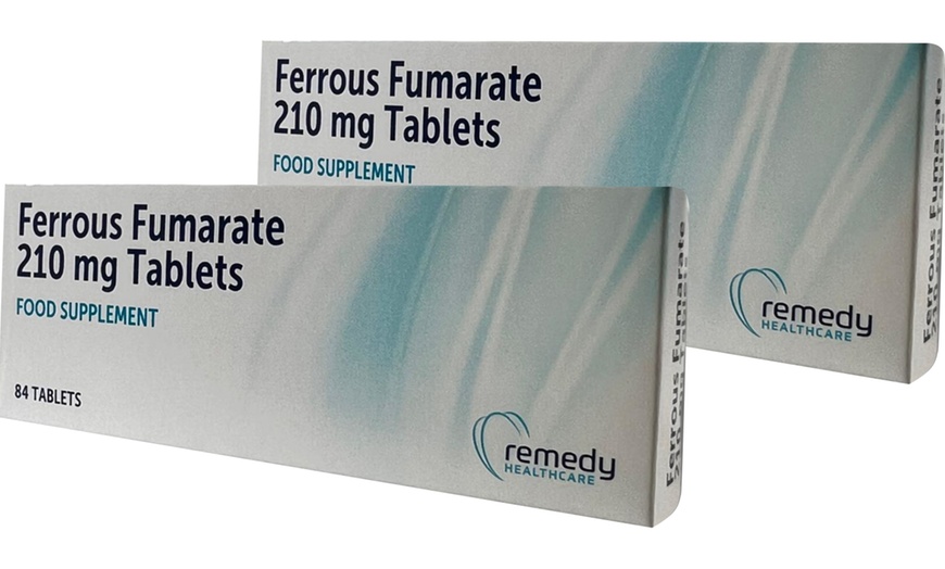 Image 2: Up to Three-Pack Ferrous Fumarate 210mg - 84 Tablets
