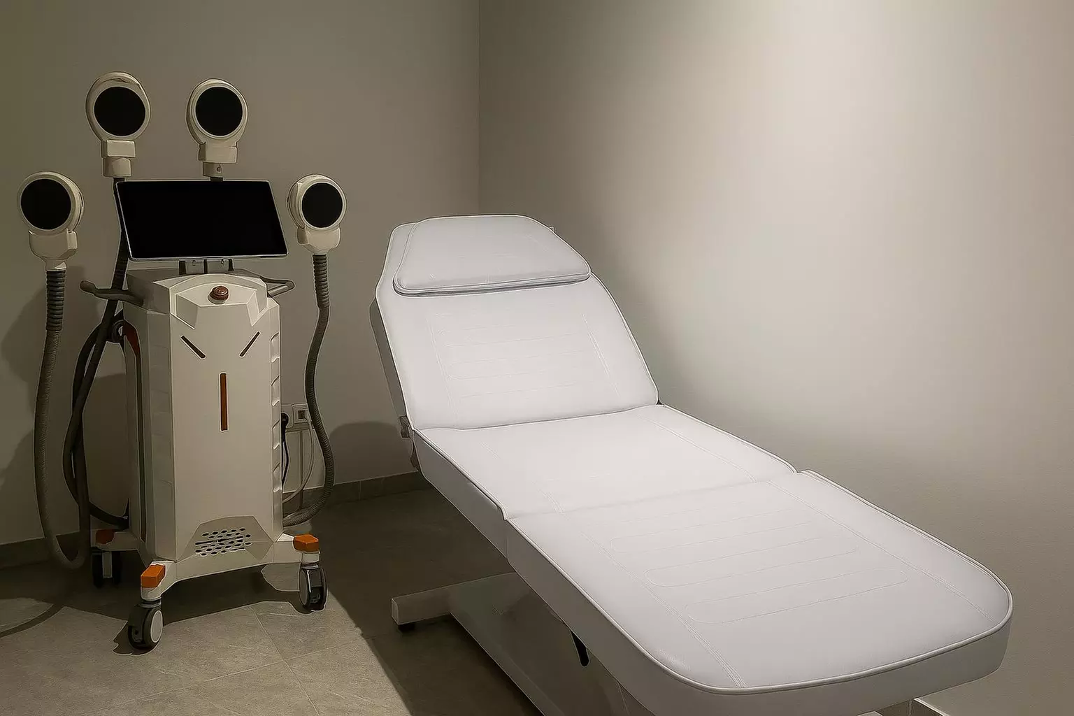 Kweek spieren zonder sporten: 1, 4, 8 of 12 EMS-behandelingen