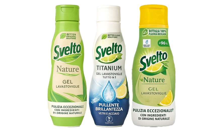 Image 1: 6 flaconi di Svelto Gel Lavastoviglie