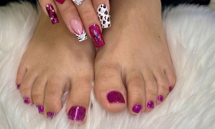Image 8: Gel Nail Services, Pedicure Combos, or Ionic Foot Detox Options