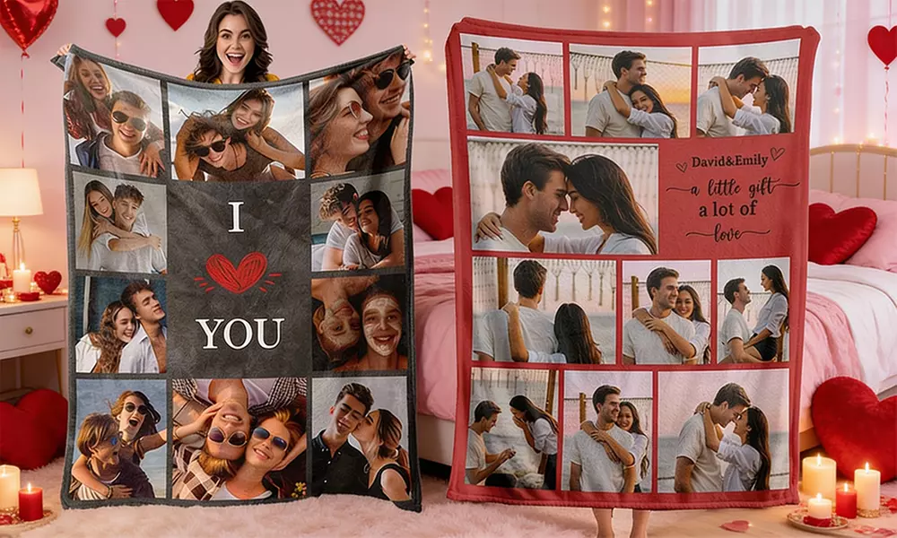 Shop personalized Valentine’s gifts at Justyling — Custom Socks, T‑shirts, Pajamas & Robes, Up to 88% Off