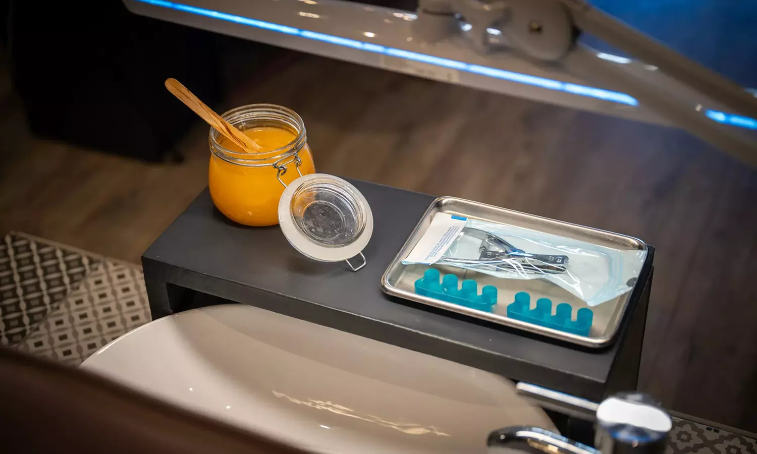 Get Precision Cuticle Dry Manicure and/or Luxury Signature Pedicure