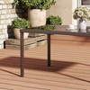 Image 31: Outdoor Garden Rattan Effect Tempered Glass Coffee Table with 6 Styles