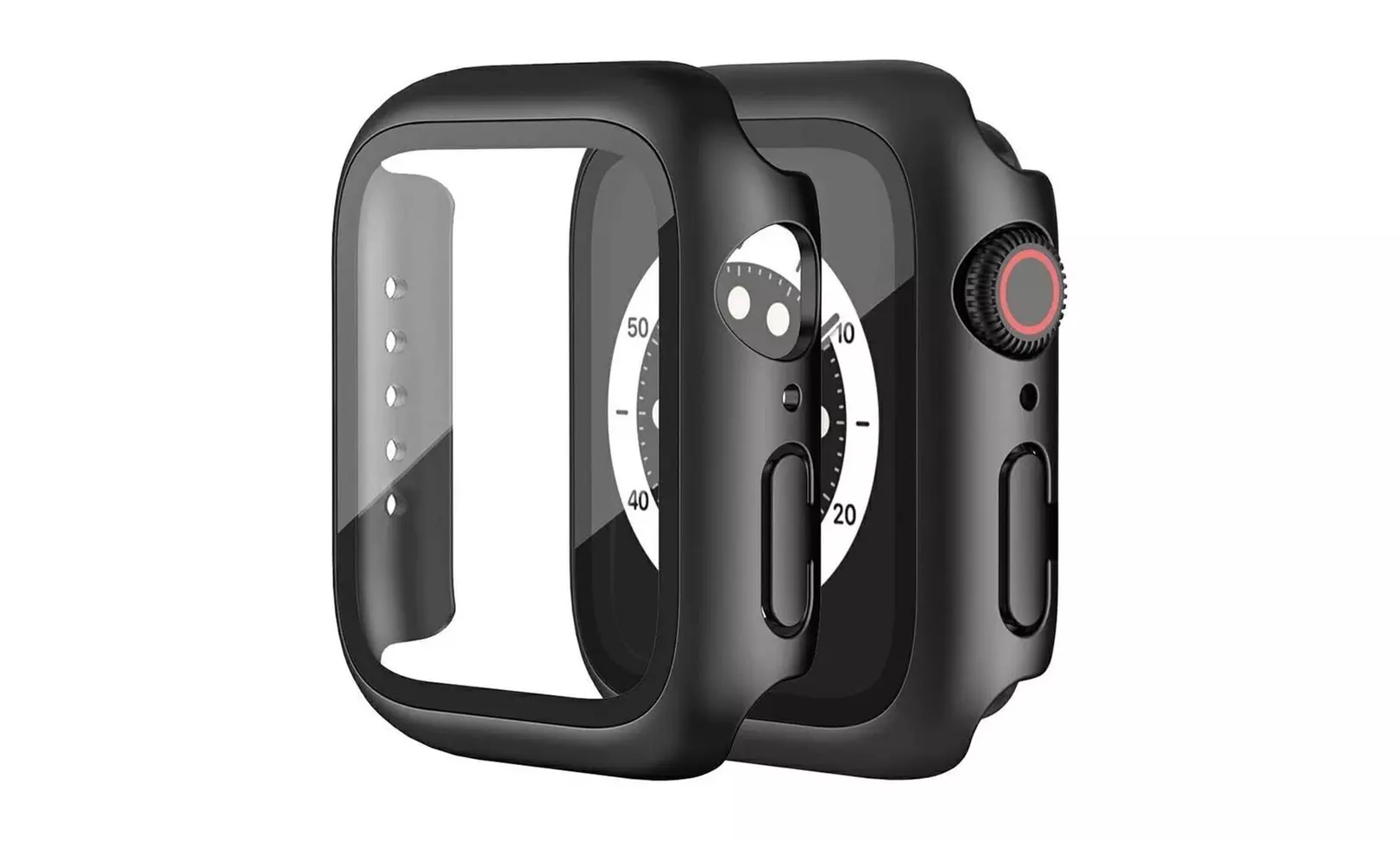 For Apple Watch Series 8/7 iWatch 9H HD Case Cover Full Screen Protector 41/45mm