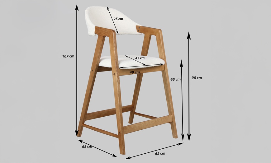 Image 24: Chaises de bar Camilla par DOOSENSE