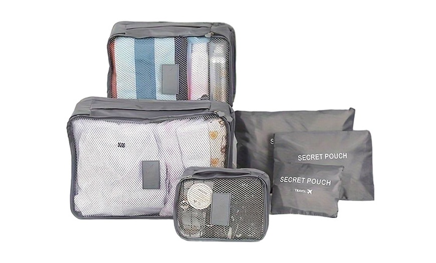 Image 3: 6- or 12-Pack Lightweight Washable Storage Travel Bags