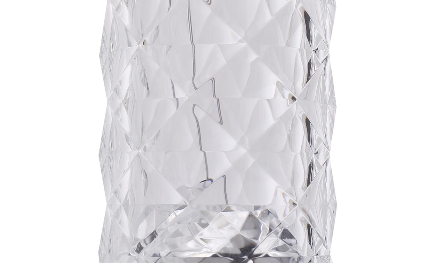 Image 9: Living And Home Transparent Faceted Night Lamp