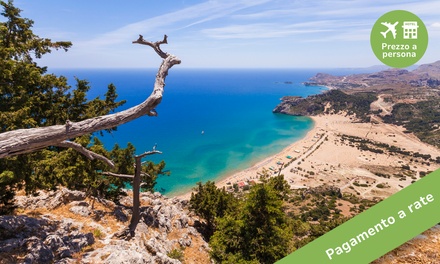 Volo A-R più 7 notti in hotel, mezza pensione e assicurazione (1ª rata): Napoli - ✈ Rodi: Volo diretto più 7 notti in hotel con mezza pensione - pagamento a rate