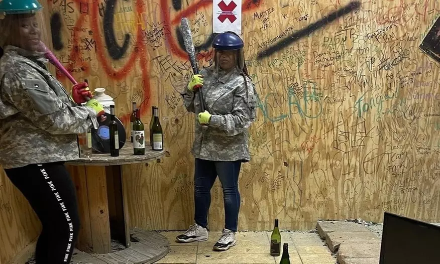 Up to 35% Off Smash Room Experience at Outrage Rage Room