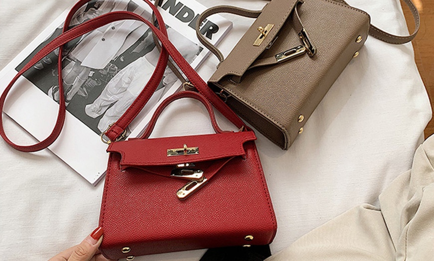 Image 16: Crossbody Satchel Bag