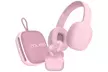 Bolaris Over-Ear-Kopfhörer, In-Ear-Kopfhörer und BT-Lautsprecher in Schwarz, Rosa oder Beige - Second Medium