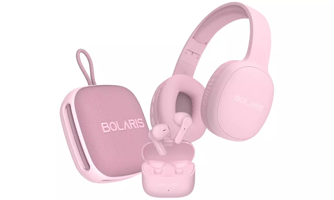 Bolaris Over-Ear-Kopfhörer, In-Ear-Kopfhörer und BT-Lautsprecher