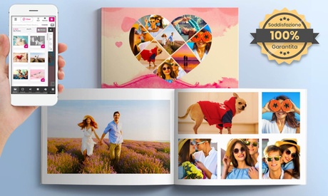 Fotolibro personalizzabile in copertina rigida fino a 100 pagine offerto da PrinterPix (sconto fino a 95%)