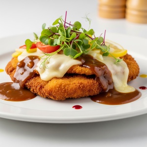 Für 1 Person: Schnitzel nach Wahl mit Beilage - Parlament