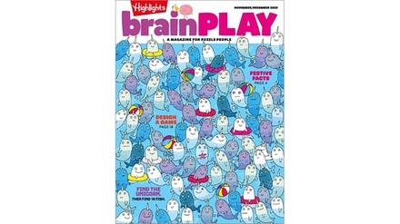 One-Year Print Subscription to brainPLAY Magazine - Blue Dolphin Magazines